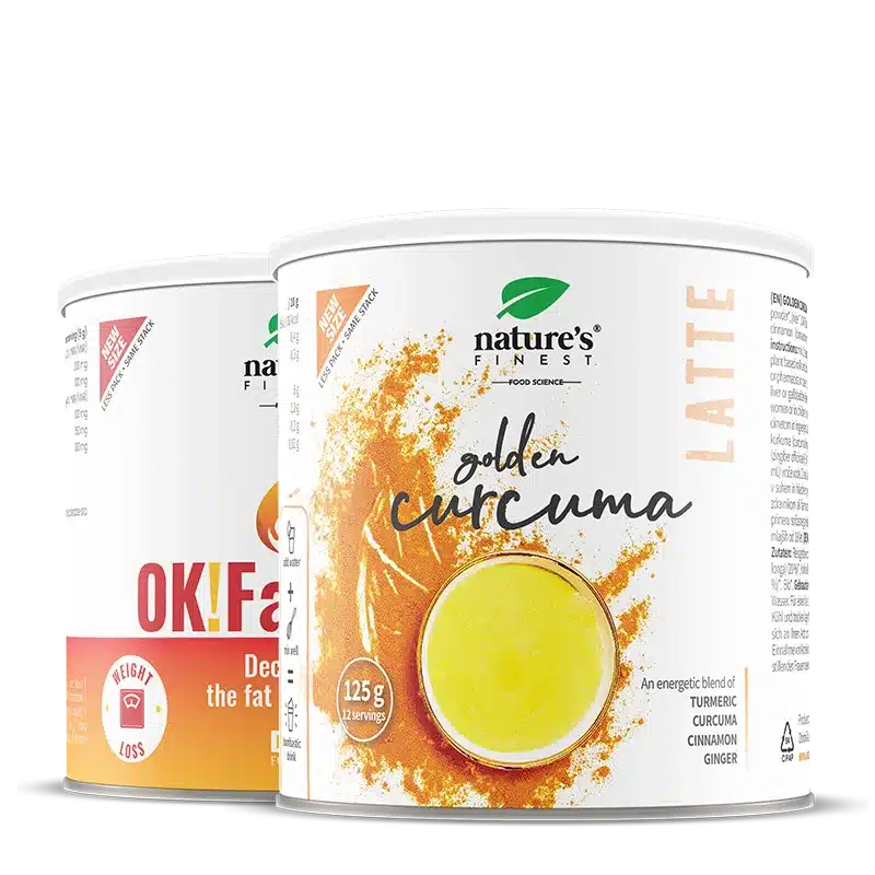 Golden Curcuma Latte + OK!FatBurn paketas