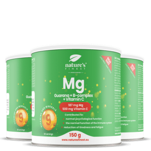 Magnis + Guarana + B-kompleksas + Vitaminas C paketas