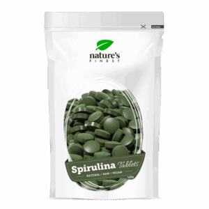 Spirulina tabletėmis