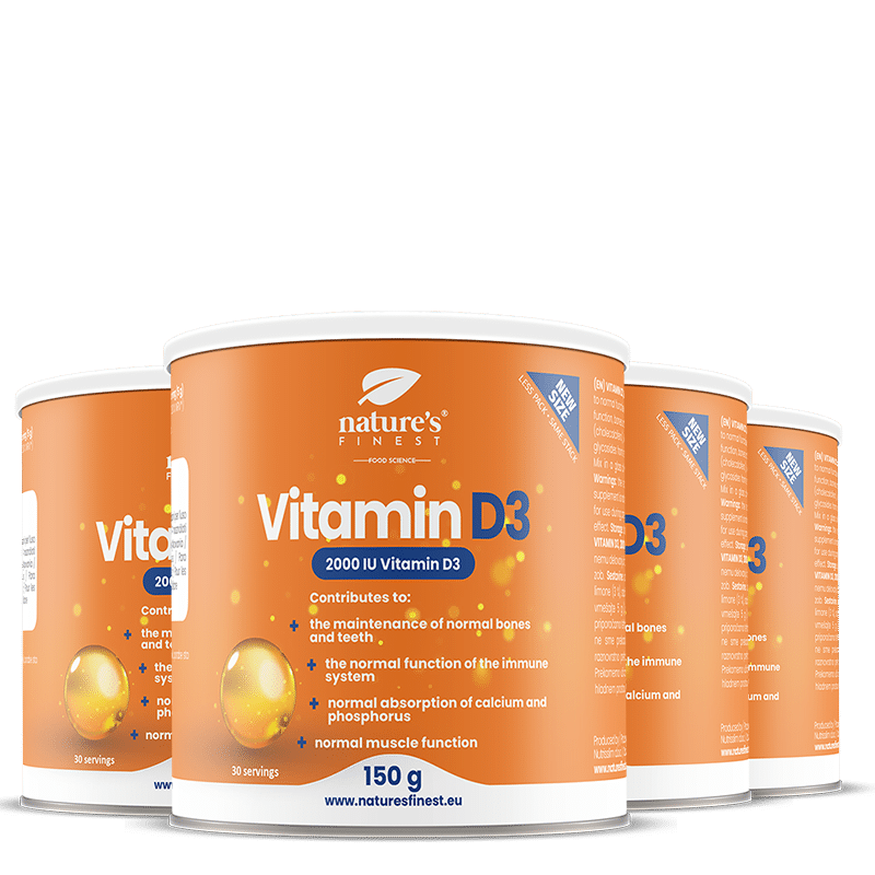 Vitamin D3 powder paketas