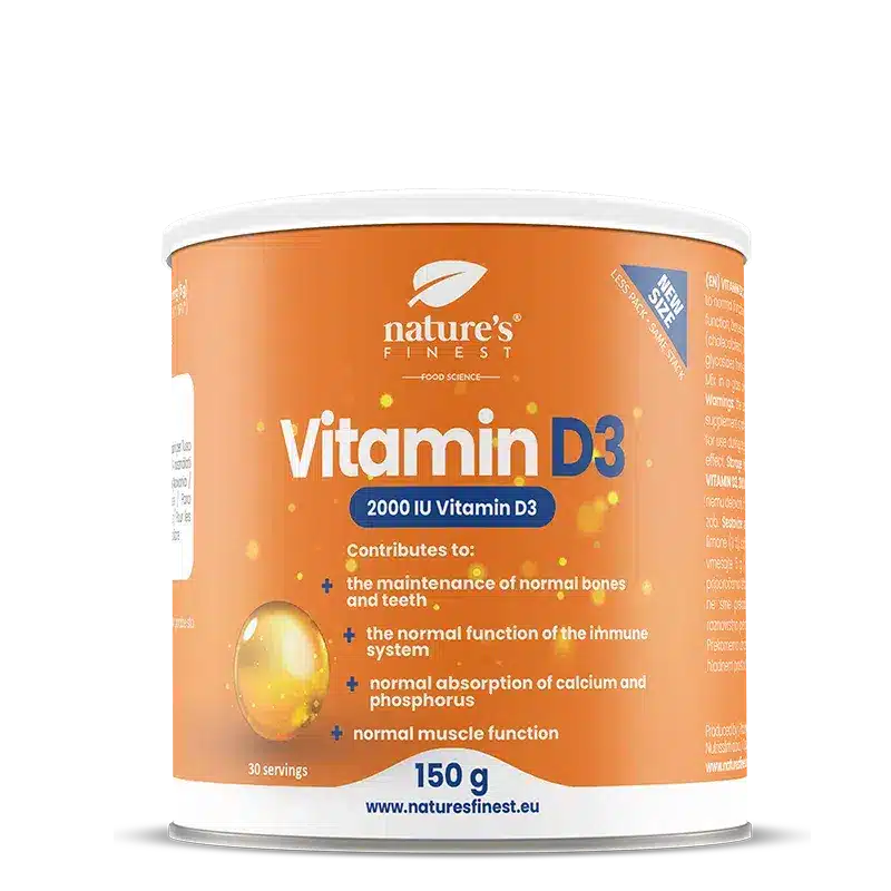 Vitamino D3 milteliai